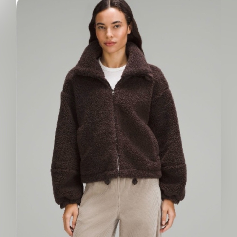 Lululemon Cinchable Fleece Zip Up